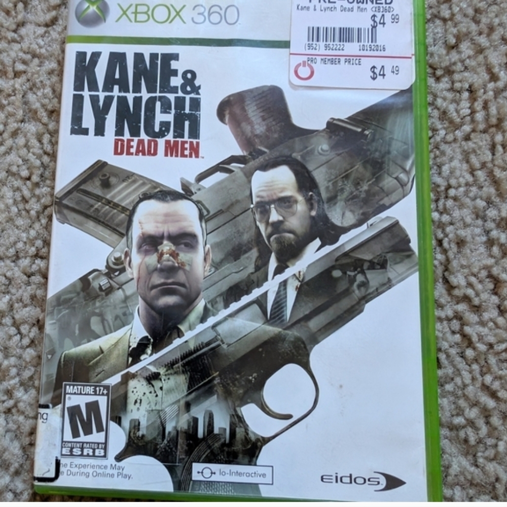 Kane & Lynch: Dead Men for Xbox 360